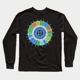 Science Nerds - Codon Table / Amino Acids / Genetic Code Long Sleeve T-Shirt